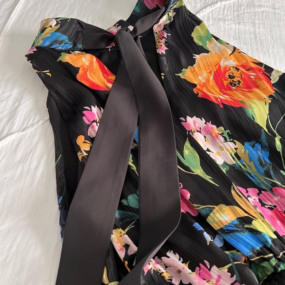 Sam Edelman Floral tiered maxi with high neck- worn once! In perfect condition - Picture 3 of 8